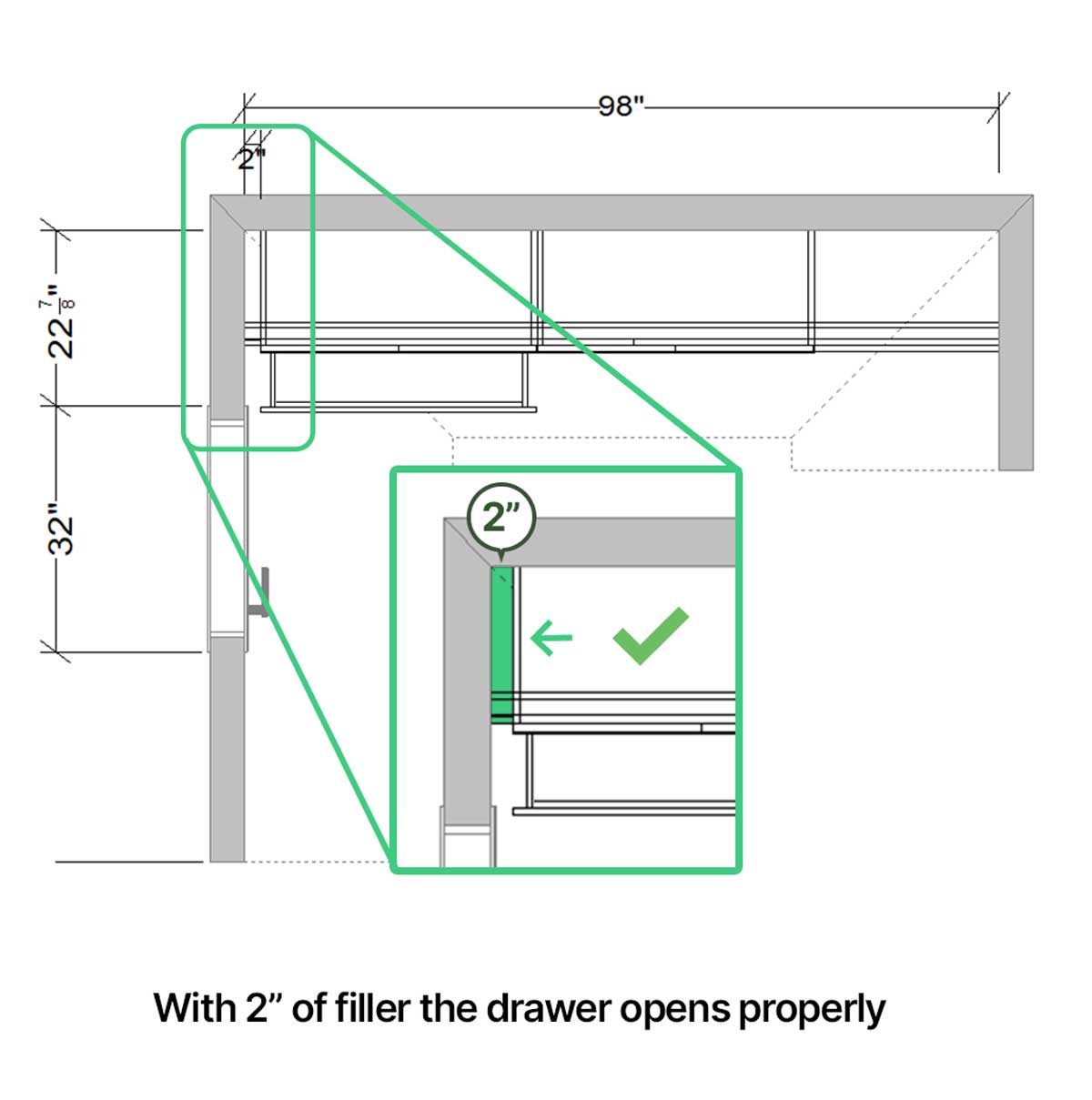 IKEA mudroom design with filler