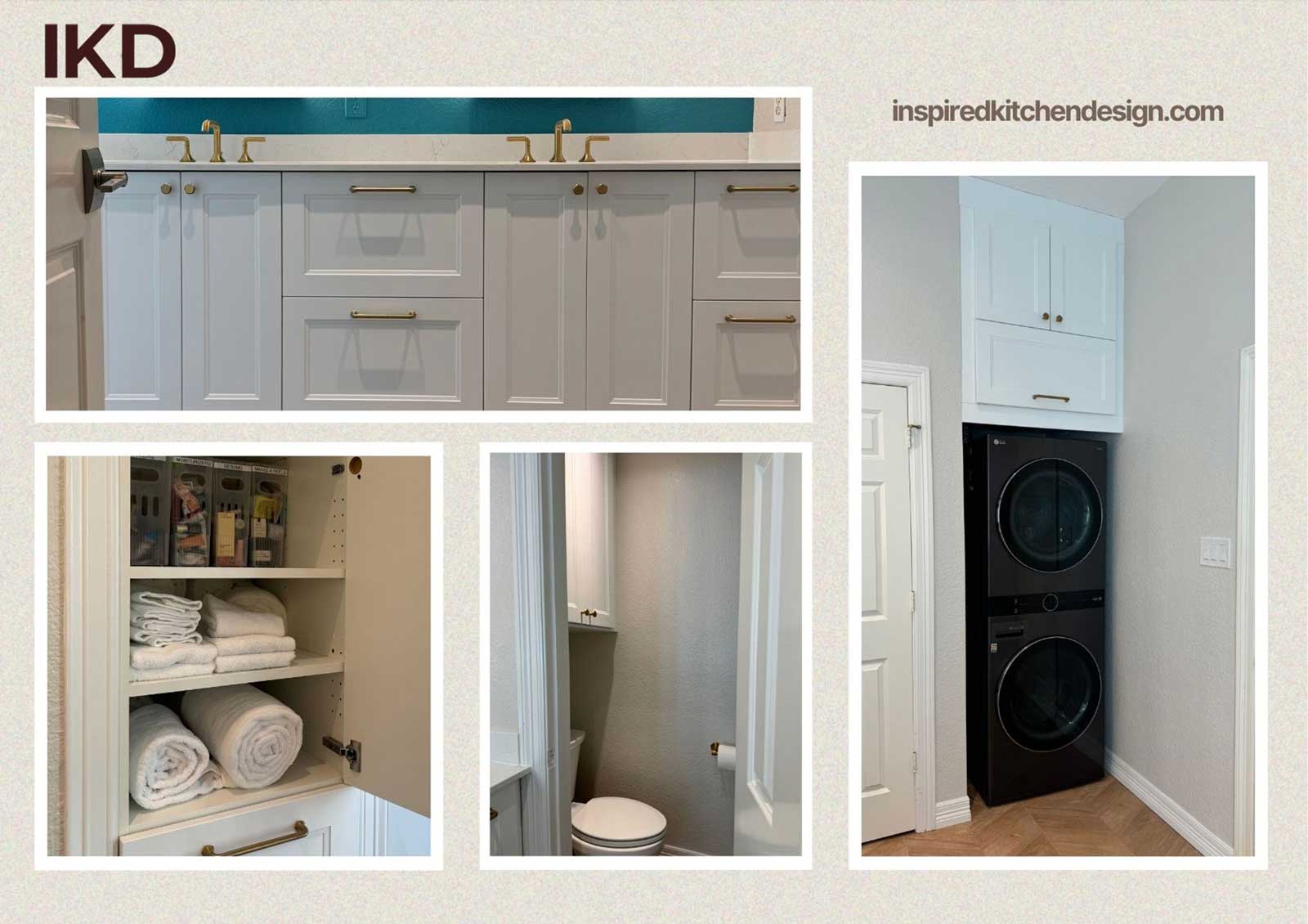 IKEA bathroom storage solutions and IKEA laundry room design ideas