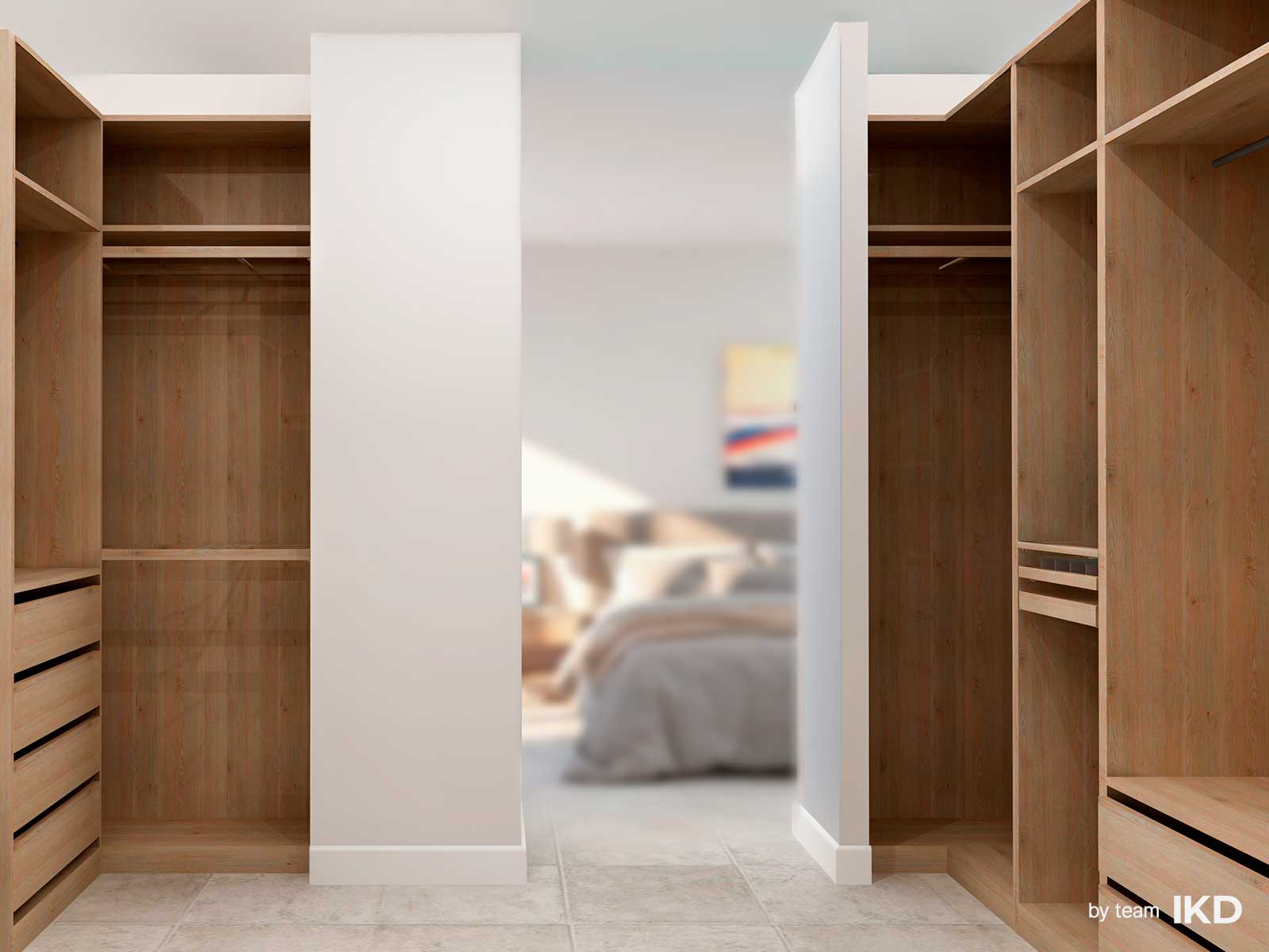 image of ikea wardrobe - mudroom